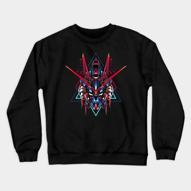 Gundam sacred geometry Crewneck Sweatshirt by secondsyndicate